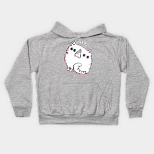 Alien cat with at least four eyes and 3D effect Kids Hoodie